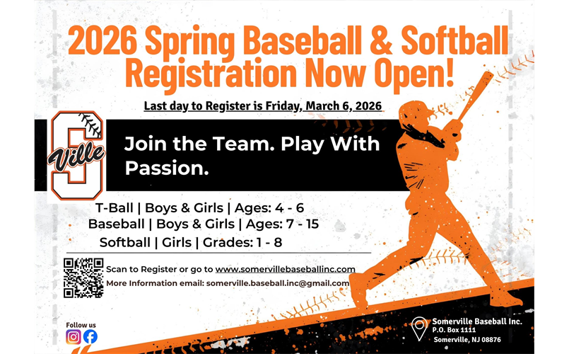 2026 Spring Baseball/Softball Registration